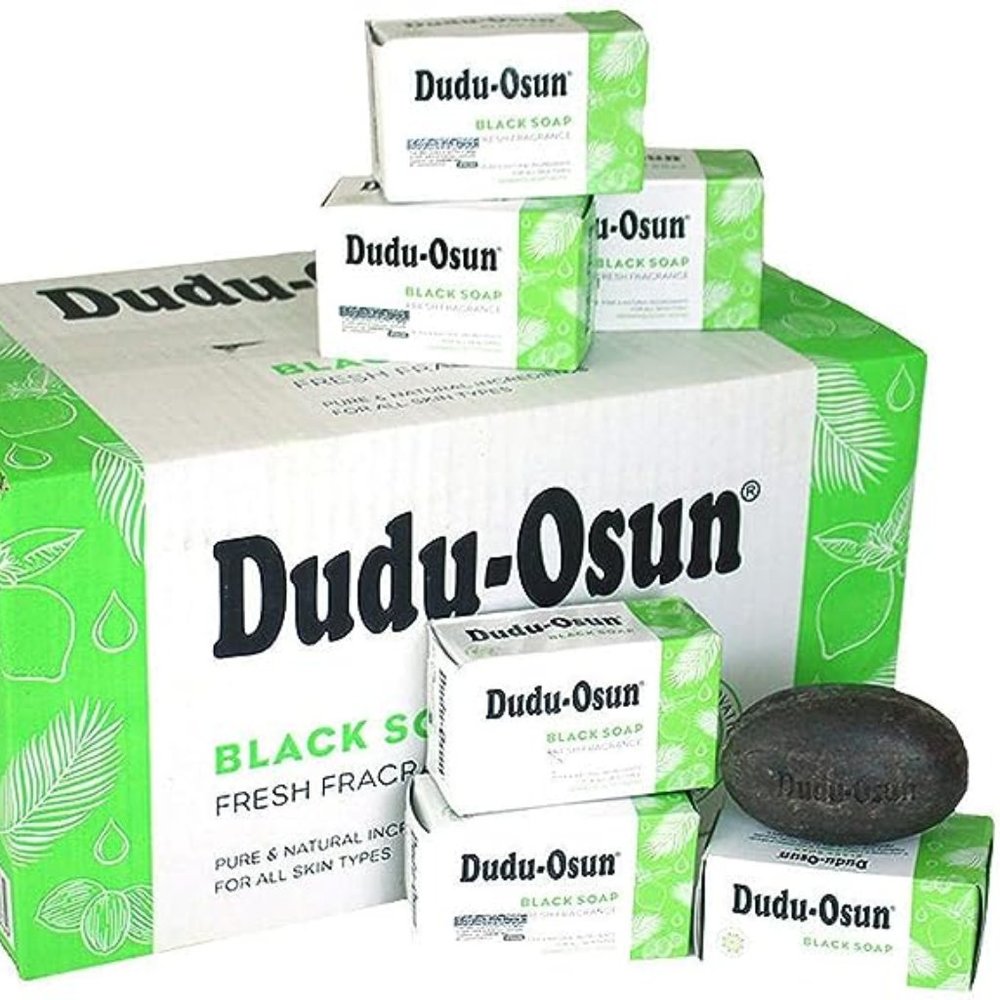 Dudu Osun Black Soap Shea Butter Cocoa & Honey Natural moisturizer - Pack of 6